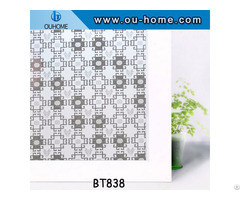 Ouhome Decor Pvc Glass Window Film Adhesive