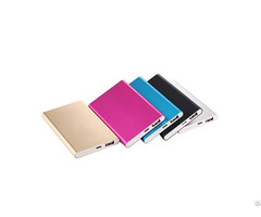 Super Ultra Slim 4000mah Power Bank With Custom Logo Portable For All Smartphones