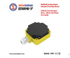 Factory 80x80mm Analog Output Inductive Proximity Sensors