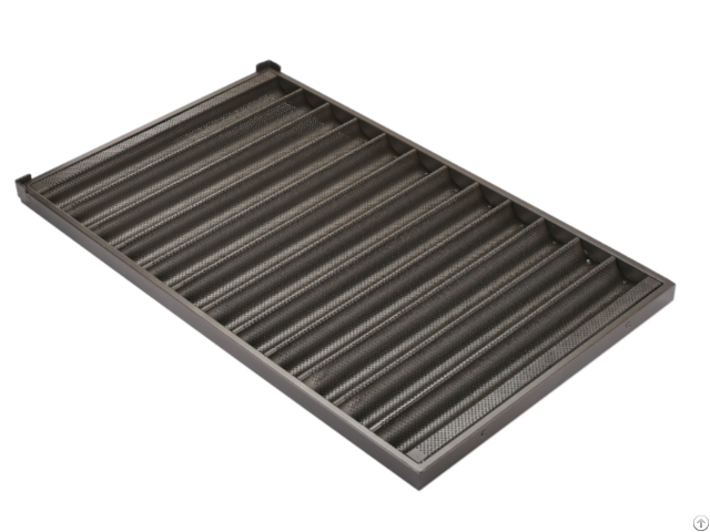 Cs Custom 12 Channels French Bread Baguette Baking Tray