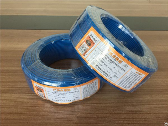 European Standard Pvc Insulation Wire Resistance To Fire Electrical Cable Cloth