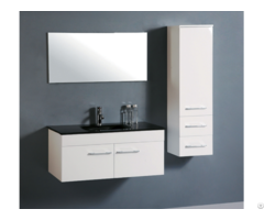 Eco Friendly Wall Mounted Lacquer Pvc Bathroom Cabinets Tm8117