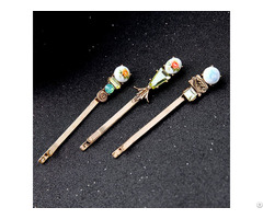 High Quality Kinds Of Metal Rhinestone Hairpin For Women