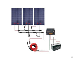 300w Off Grid Solar Panel Kits For 12v Charging System