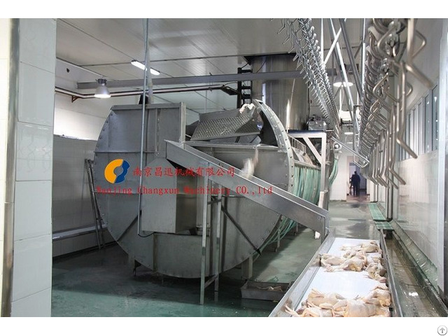 Chicken Slaughterhouse Machine Spiral Screw Chiller