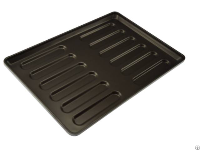 Cs Hot Dog Baking Tray Teflon Coated