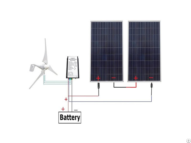 24v 700 Watts Off Grid Solar And Wind Powered Hybrid System