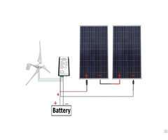 24v 700 Watts Off Grid Solar And Wind Powered Hybrid System