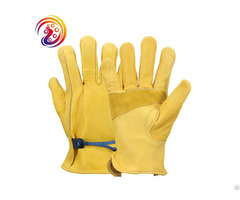 Cowhide Work Gloves Leather Gardening Garden Glove