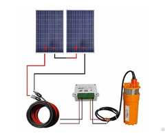 200w 24v Solar Water Pump System With Mounting Kits For Fountain