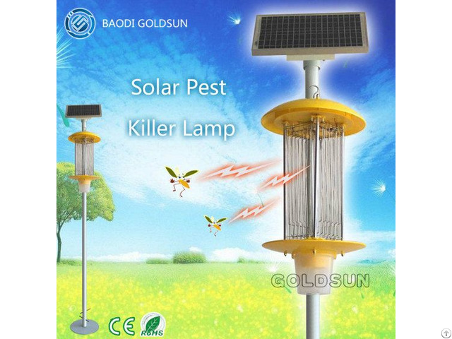 New Design Professional Dc Solar Insect Killer Light China Factory