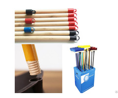 Wood Handle With Threaded Pp Tip Natural