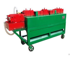 Scaffolding Steel Tube Straightener Machine With Twice Derusting And Painting Kk 11