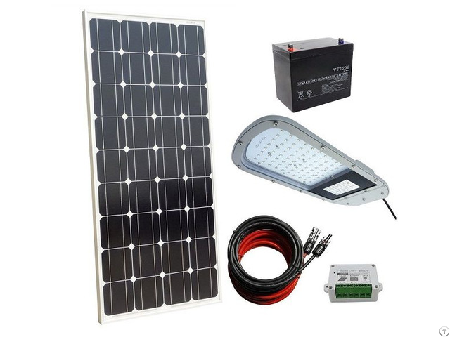 40w 12v Completed Led Solar Street Lighting System For Outdoor Yard Garden