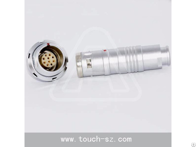 Touch 10pin Plug Fgg 2k 310 Push Pull Circularconnector