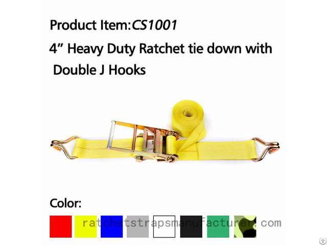 Wdcs041001 4 20000lbs Heavy Duty Ratchet Straps