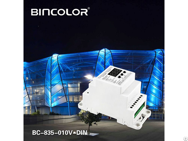 Din Rail Dmx512 To 0 10v Converter Bc 835 010v