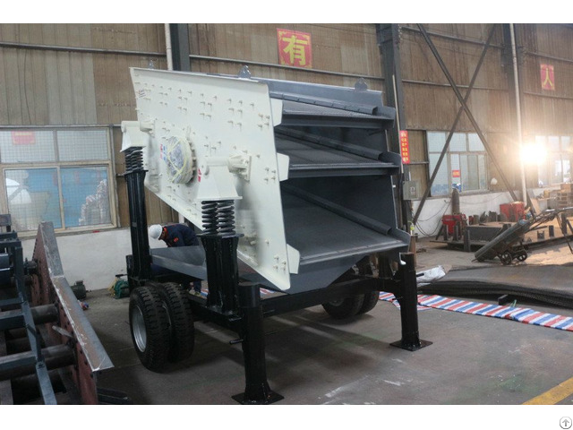 Movable 3 Layer Vibrating Screen