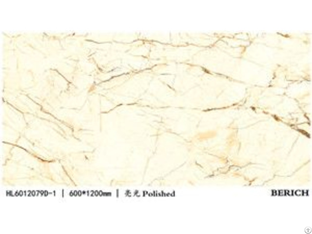 Marble Look Smooth Glazed Polished Porcelain Interior Floor Tiles