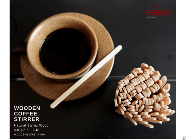 Kego Wooden Coffee Stirrer