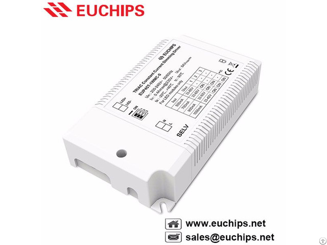 45w 500 700 900 1050ma Triac Constant Current Led Dimmable Driver Eup45t 1wmc 0