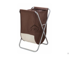 X Frame Laundry Hamper W Canvas Bag