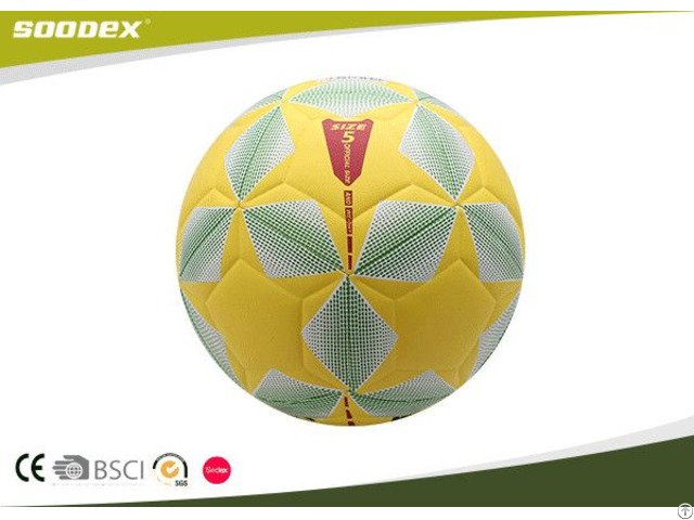 Deflatable Official Size 5 Soft Pu Soccer Ball