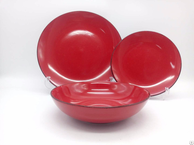 Ceramic Stoneware Colour Glazed Dinnerset Dinnerware
