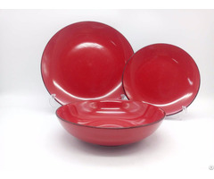 Ceramic Stoneware Colour Glazed Dinnerset Dinnerware