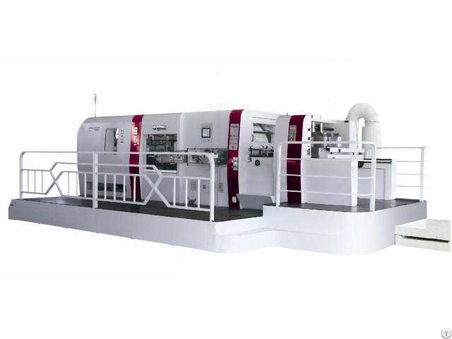 Automatic Die Cutting And Creasing Machine With Stripping Section