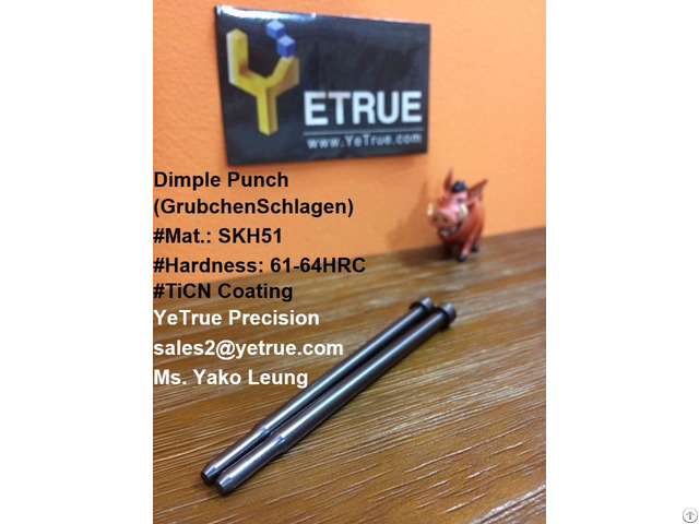 Dimple Punch Ticn Coating