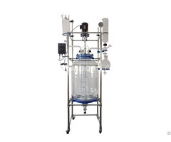 1l 200l Jacketed Glass Reactor