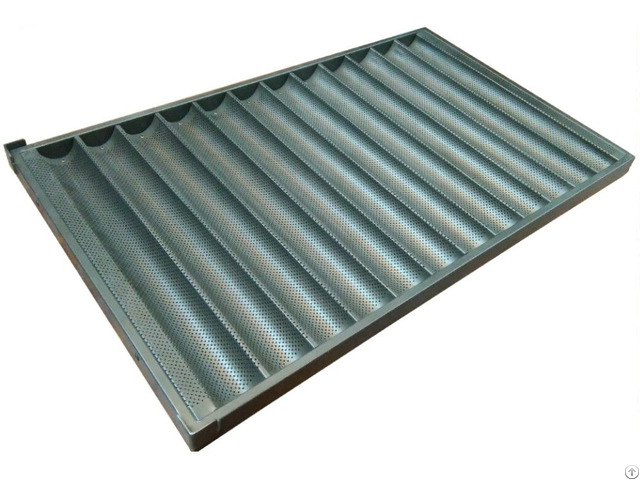 Perforated French Bread Baguette Baking Tray