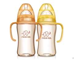 240ml Ppsu Wide Neck Dual Color Feeding Bottle