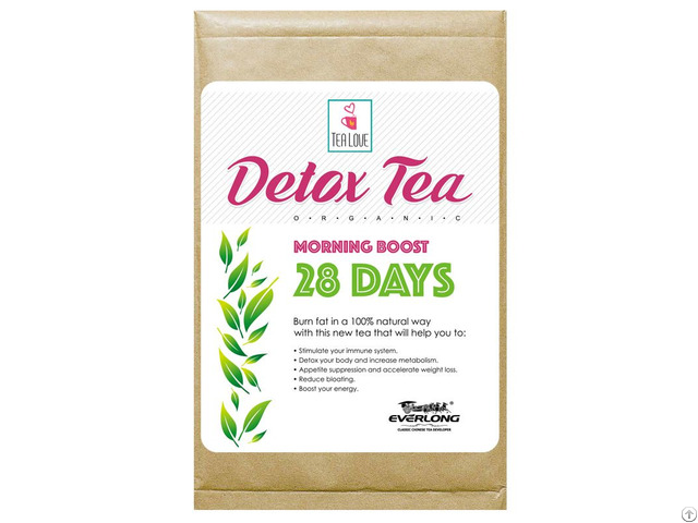 100 Percent Organic Herbal Detox Slimming Weight Loss Tea Morning Boost 28 Day