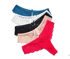 China Manufacturer New Fashion Hot Selling Alluring Young Ladies See Through G String Lace Thong Pan