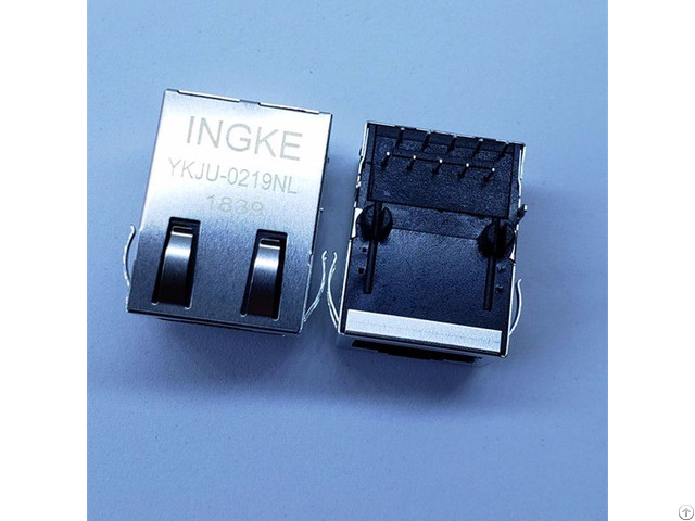 Ingke Ykju 0219nl 100 Percent Cross Jxd1 0005nl 1 Port 100base Tx Through Hole Rj45 Jacks With Magn