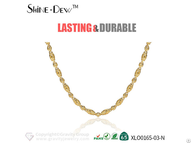 Custom Design Fashion Necklace 18k Gold Jewelry