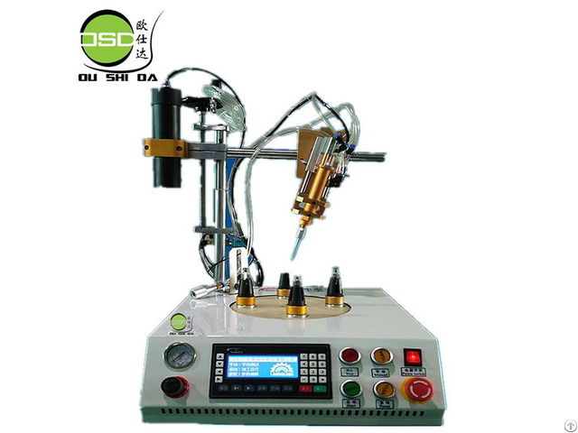 Four Position Circular Glue Dispensing Machine