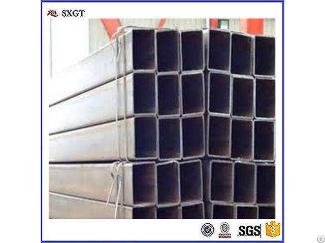 Carbon Steel Welded Black Rectangular Pipe Made In Tangshan