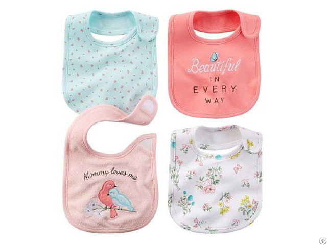 100 Percent Cotton Organic Waterproof Baby Bibs