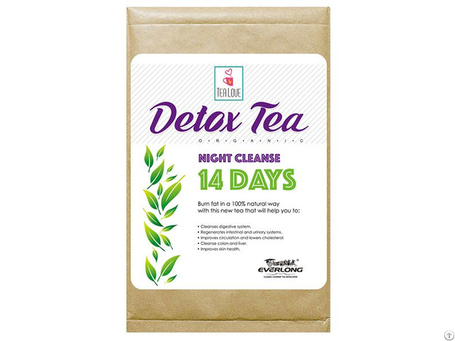 100 Percent Organic Herbal Detox Tea Night Cleanse 14 Day