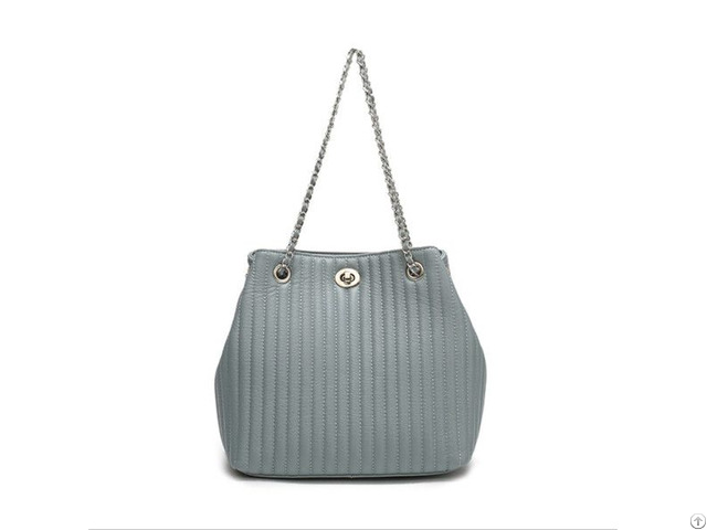 New Style Leather Tote Handbags With Striped Design