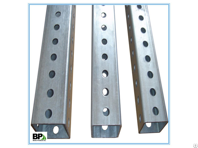 Free Sample Perforated Steel Square Sign Posts