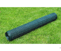 Pvc Coated Green Color Hexagonal Chicken Wire Net