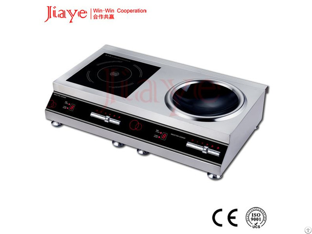 Stainless Steel Body Commercial Induction Cooker Used In Hotel Restaurant