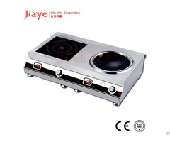 5000w X2 Two Burners Desktop Commercial Induction Cooker Flat And Concave