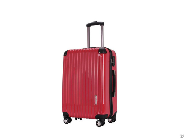 Factory Outlet High Quality Abs Pc Mirror Airport Travel Zipper Trolley Luggage Bags