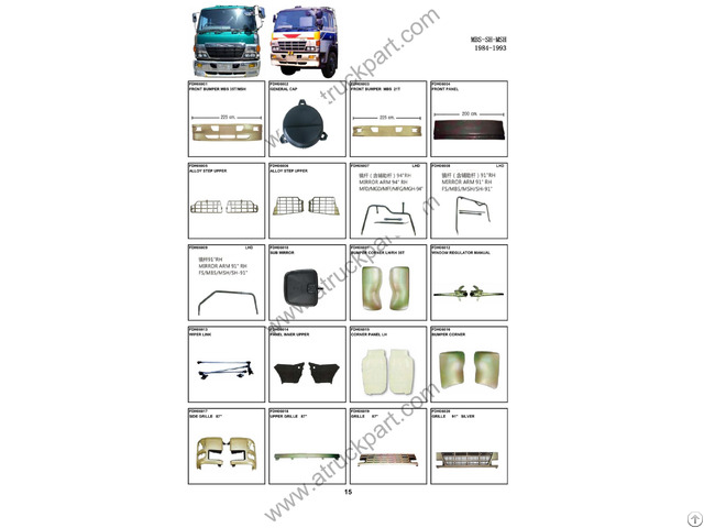 Hino Mbs Sh Msh Truck Spare Parts