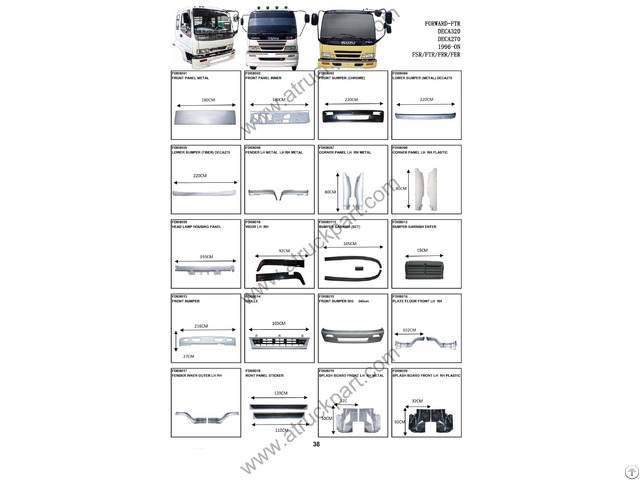 Isuzu Forward Ftr Deca320 Deca270 Fsr Frr Truck Spare Parts